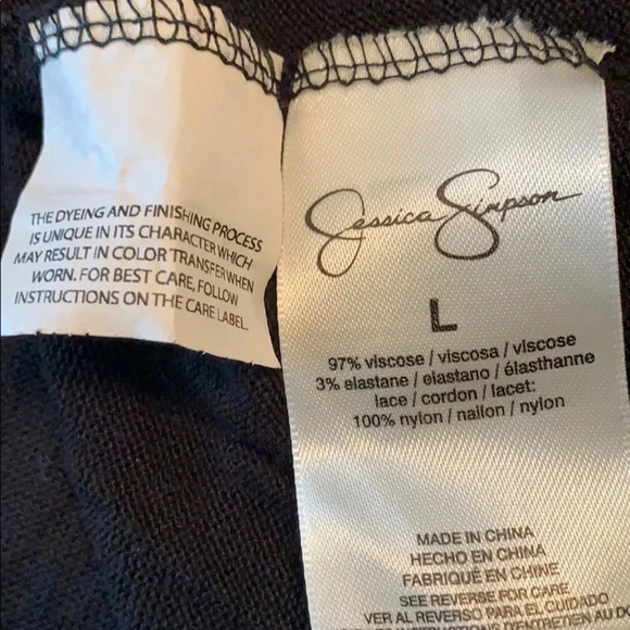 Jessica Simpson Women’s Black Sweater Size Large - Picture 6 of 7